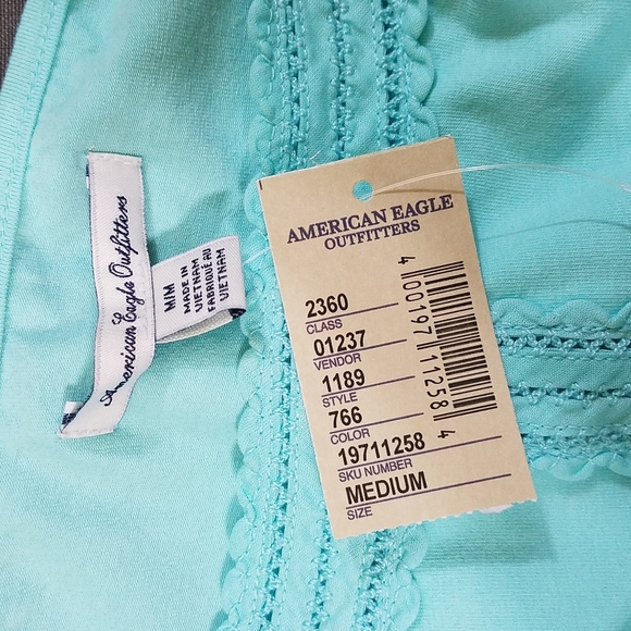 American eagle blue top spaghetti strap new with tags medium - Picture 7 of 7